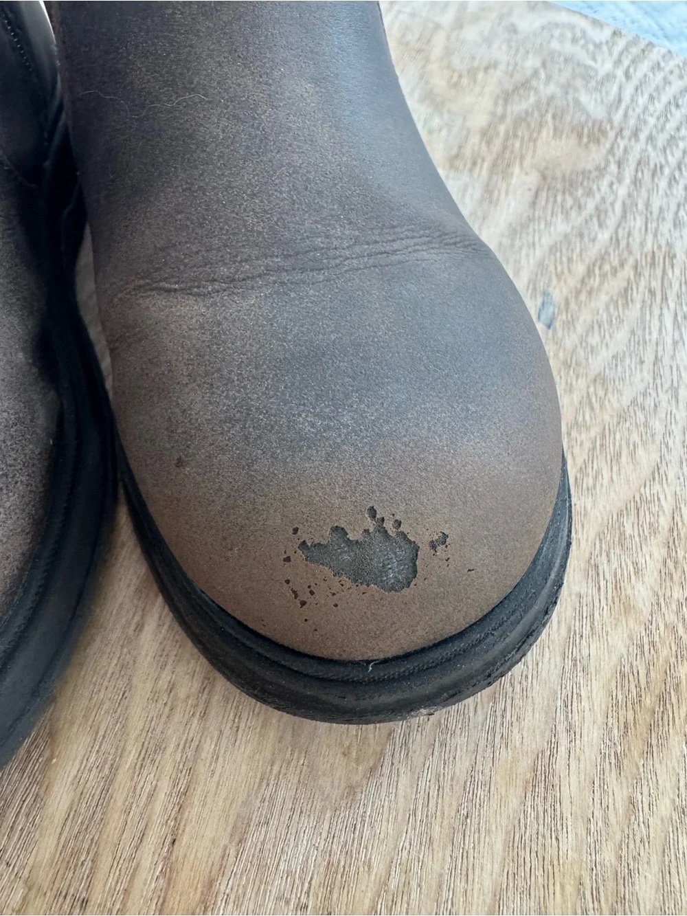 ZARA Kids Brown Chelsea Boots with Floral Accent size 27/9